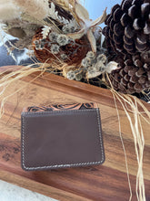 Load image into Gallery viewer, Cowhide Purse with Tooling Leather
