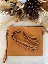 Load image into Gallery viewer, Cowhide Clutch with Tooled Leather
