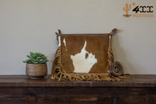Load image into Gallery viewer, Cowhide Cross Body Tassel Bag
