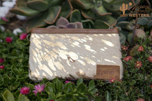 Load image into Gallery viewer, Cowhide Clutch with Cross Body Strap
