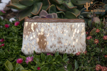 Load image into Gallery viewer, Cowhide Clutch with Cross Body Strap
